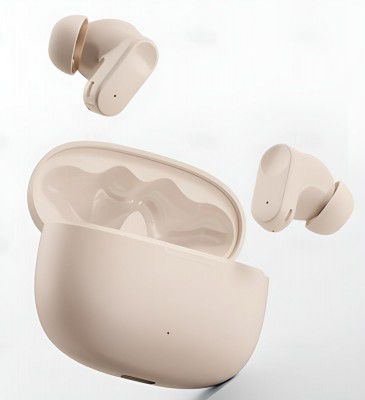 COREGENIX Q1 Gaming TWS Earbuds | 40 Hrs of Playtime | Bluetooth v5.4 with AI-ENC | 45ms Low Latency Gaming (Beige)