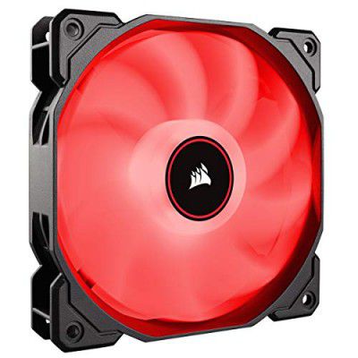 Corsair AF120 Air Series, 120 mm LED Low Noise Cooling Fan - Red (Single Pack)