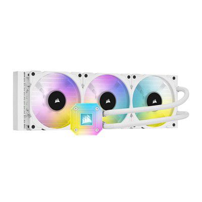 Corsair iCUE H150i Elite CAPELLIX 360mm Radiator Liquid CPU CoolerWhite (CW-9060051-WW)