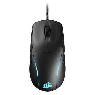 Corsair M75 Wired RGB Ultra Lightweight Ambidextrous FPS Gaming Mouse – 26,000 DPI – Swappable Side Buttons – PC – Black