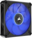 CORSAIR ML120 LED Elite, 120mm Magnetic Levitation Blue LED Fan with AirGuide, Single Pack, Black...