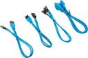 CORSAIR Premium Sleeved I/O Cable Extension KIT, Blue...