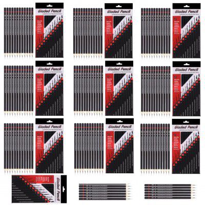 Corslet 120PC Drawing Pencils Set of 12 with Pack of 10 Sketching