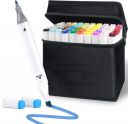 Corslet 60 Pc Dual Tip Alcohol Markers Set Broad| Colours Set with Bag ...