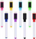 Corslet 8 Pcs Whiteboard Marker Dry Erase Markers Fine Point Tip, 8 Colors White Board Markers, Dry Erase Marker with Eraser Cap, Low Odor Erase Markers for Kids Pen...