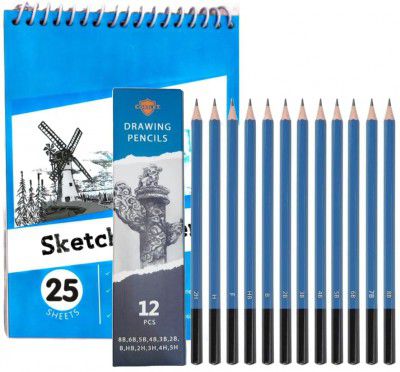 Corslet Pack of 13 Artist Pencil for Sketching Pencils Drawing Pencil Set