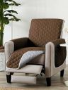 Cortina 3 Layer Reversible Sofa Cover | 100% Polyester Quilted Fabric | Couch Covers, Machine Washable | Suitable for Home, Office, Birthday, Anniversary, and more | Soft Cover 1 Seater | 72cm X 25cm...