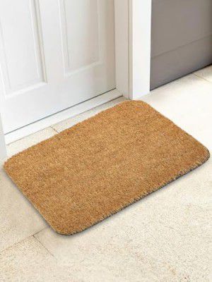 Cortina Coir Anti-Slip with PVC Back Doormat for Indoor, Outdoor, Patio, Home and Office, Weatherproof 5700 GSM, Large and Thick (30cm x 45cm, Tan)