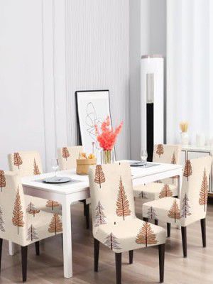 Cortina Dining Chair Office Covers | Soft Stretchable Elastic Spandex Material | Chair Cover Set of 6