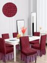 Cortina Dining Chair Slipcovers with Skirt|Pack of 6|Protection Chair Covers...