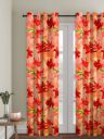 Cortina Floral Printed Single Long Door Curtain...