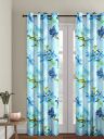 Cortina Latest Floral Printed Polyester Door Curtain for Bedroom, Living Room -Single-7ft....