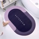 Cortina Pack of 1 Quick Dry Water Absorbing Rectangular Silicon Floor Mat ...