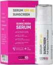 Cos-IQ SunProtect SPF-50 Outdoor Sunscreen Serum SPF 50 PA+++ 30ml | Only 2 Drops Full Coverage | Skin Safe, Matte Finish, Oil Free, Water Resistant, Broad Spectrum - SPF 50 PA++++  (30 g)...