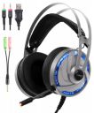 Cosbary 7.1 Wired Over Ear USB Gaming Headset with Mic, RGB, Noise Cancelling, Adjustable Padded Headband and Ear Cushions, 50mm Drivers, widely Compatible for Long time Gaming (Black) (HK101)...