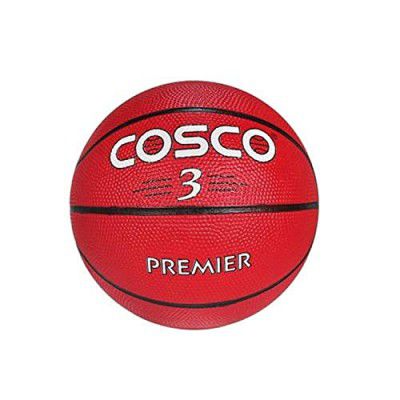 Cosco Premier Basketball (Red, Size: 3)