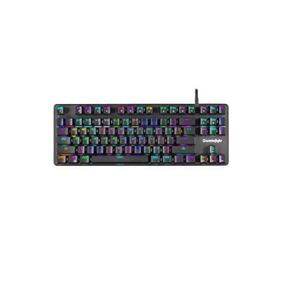 Cosmic Byte CB-GK-18 Firefly Per-Key RGB TKL Mechanical Keyboard with Swappable Outemu Red Switch, Macros, Software (Black)