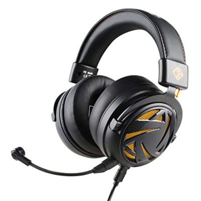Cosmic Byte Equinox Neutrino Gaming Headset with Dolby Atmos, ENC Microphone, Tri-Input, 7.1 Surround Sound, for PC, PS4, PS5, Xbox, Mobiles, Tablets (Black)