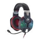 Cosmic Byte G1500 7.1 Channel USB Headset for PC with RGB LED Lights and Vibration (Black/Red)...