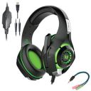 Cosmic Byte Kotion Each GS420 Headphones with Mic, RGB LED lights, Audio Splitter for PS4, Xbox One, Laptop, PC, iPhone and Android Phones (Black/Green)...