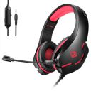 Cosmic Byte Stardust Headset with Flexible Mic for PS4, Xbox One, Laptop, PC, iPhone and Android Phones (Black/Red)...