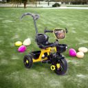 cosmobaby Kids|Baby Trikes|Tricycle with Parental Push Handle|Boys|Girls|Age Group 3+ Years cti098 (Yellow)...