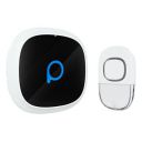 Costar Wireless Door Bell For Home Long Range, Waterproof Calling Bell,Cordless Door Bell, 1000Ft Range With 32 Chimes, Led Light, 5 Level Volume (Pebble 530) Black...