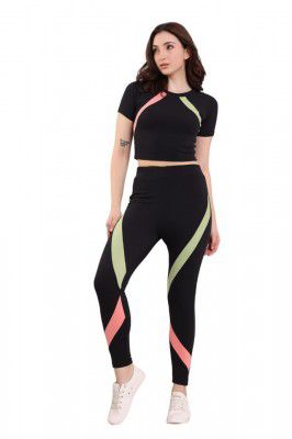 Cozimi Round Neck Women Top & Bottom Set | Runing Wear 
