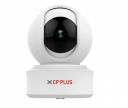 CP Plus 1080P Full HD Smart WiFi IP Camera | 360° with Pan & Tilt | Two Way Talk | Cloud Monitor | Motion Detect | Night Vision | Supports SD Card (Up to 128 GB) | Alexa & Ok Google | White - CP-E21A...