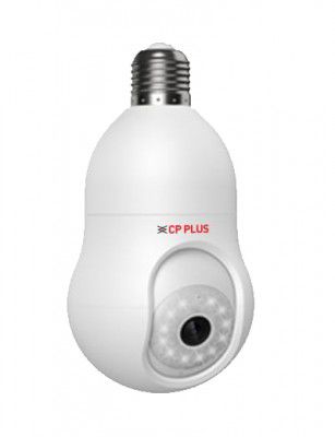 CP PLUS 3 MP Resolution Smart Wi-fi Bulb Security Camera CP-T31A
