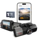 CP PLUS 4K Dashcam CP-F85B (8MP Front + FHD Cabin, SD up to 1TB)...