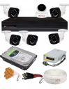 CP Plus 5MP, H.265+, 2TB Storage, 6 Camera Combo Kit...