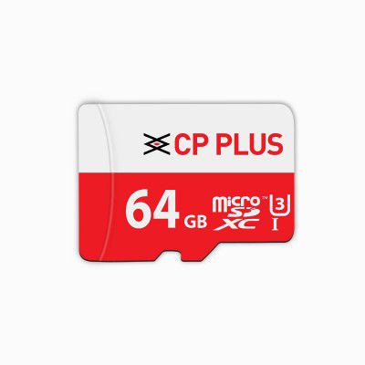 CP PLUS 64GB microSDXC Memory Card Grade UHS-3 Class 10, Up to 70 Mbps Reading CP-UM64C