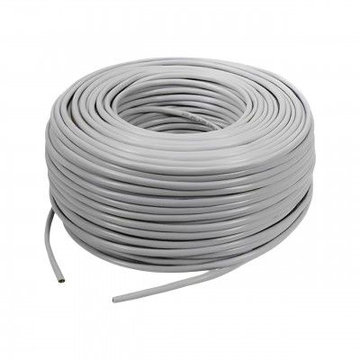 CP Plus CP-EUT-6TSRD-100 Cat6 UTP Cable | 100 Meter Drum | Grey
