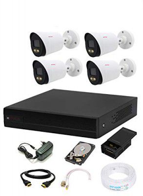 CP PLUS Wired 1080p HD 4 Channel HD DVR, Outdoor Camera 2.4 MP, 1 TB Hard Disk