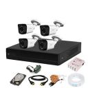 CP Plus Wired 1080p HD Outdoor Camera Combo Set...