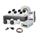 CP PLUS Wired 8 Channel HD DVR, with 2.4MP Dome Cameras (6 nos) | 2.4 MP 2Pcs, Outdoor Bullet Camera (2 nos) | 1TB HDD | 90MT Co-Axail | HDMI, BNC and DC connectors - CP-UCK-TD26H-B1...