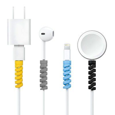ZEBRONICS CP100, 12 Pcs, Flexible Spiral Cable Protector