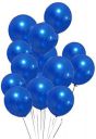Crackles Blue Metallic Balloons For Happy Birthday Decorations ,Baby Shower,Party Supplies,Bachelorette Bride To be 50 PC...