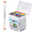 Crackles Dual Tip Twin Head Marker Pen Set With Different Color For Kids & Adults For Sketching...