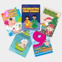 Crackles Funny Theme Baby Milestone Cards Recording 0-12 Months Along with Funny Event Cards -Pack of 35 Cards...
