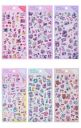 Crackles Kawaii and Cute Super Shiny 3D Puffy Stickers Set (Pack of 6)...