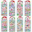 Crackles Kawaii Stickers Set – Set of 4 Christmas Themed Santa and Items Stickers, DIY 3D Puffy Stickers for Boys & Girls, Aesthetic Sticker, Cute Stickers, Self Adhesive Stickers Set (Pack of 4)...