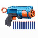 Crackles Soft Bullet Gun Toy with 12 Safe Soft Foam Bullets, Fun Target Shooting Battle Fight Game for Kids Boys Automatic Chamber Revolution,Multicolor...