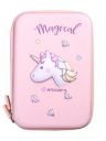Crackles Stylish Unicorn Print Large Capacity Hardtop EVA Pencil Case (Unicorn 5)...