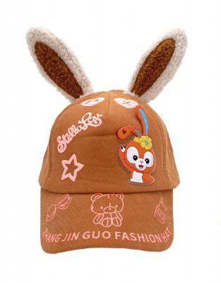 Crackless Character Printed Little Cap for Baby Girls and Boys Cap Sun Protection Summer Caps for Kids (Multicolor)