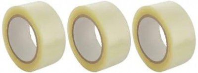 CRAE Packaging Transparent Cello Tape For Office 65 Meter | Pack of 3