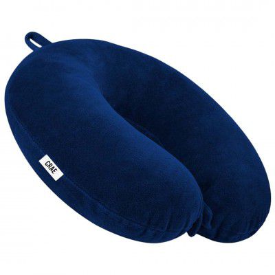 CRAE Soft Fibre Filled Neck Pillow for Car, Pack of 1 | Blue