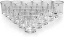 CRAFTFRY Glass Tea Light Candle Holders for Home Decoration, Party, Wedding, Living Room, Diwali, Decor Pack of 4 (Transparent)...