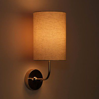 Craftter Round Wall Lamp, Textured White